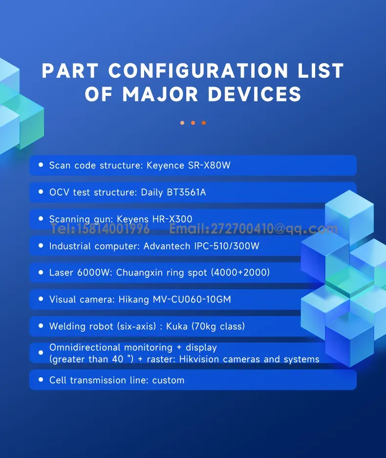 Square shell lithium battery pack production line, large cell battery assembly lineThe 5th one Square shell lithium battery pack production line, large cell battery assembly lineThe 5th one